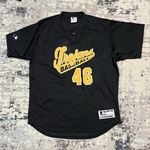 Vtg Majestic Mens Baseball Jersey Mesh Pullover Trojans Team MLB Large USA Made